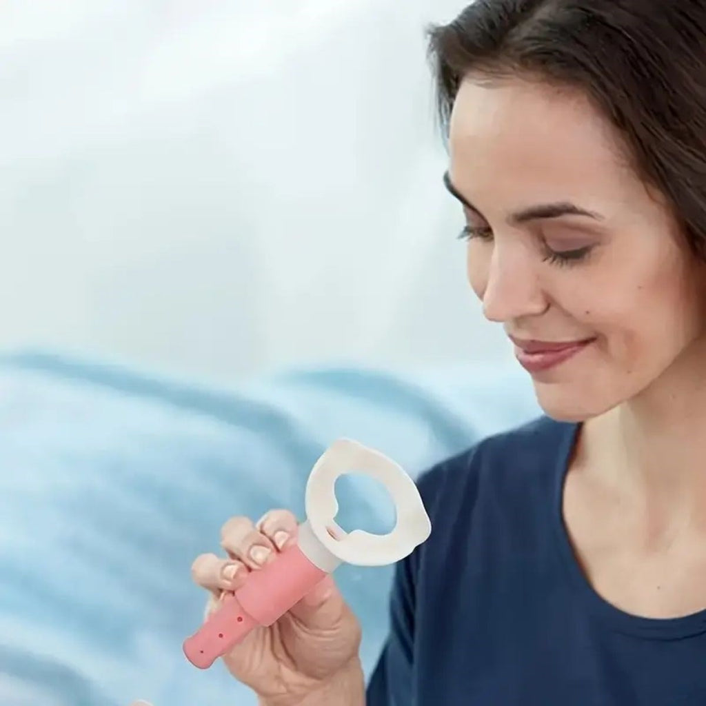 BUFFER® Taşınabilir Karın Kası Çalıştırıcı Solunum Egzersiz Eğitmeni Nefes Egzersiz Aparatı