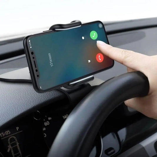BUFFER® Araç İçi Konsola Takılan Döner Başlıklı Telefon Kıskacı Telefon Tutucu - UcuzaGeliyor