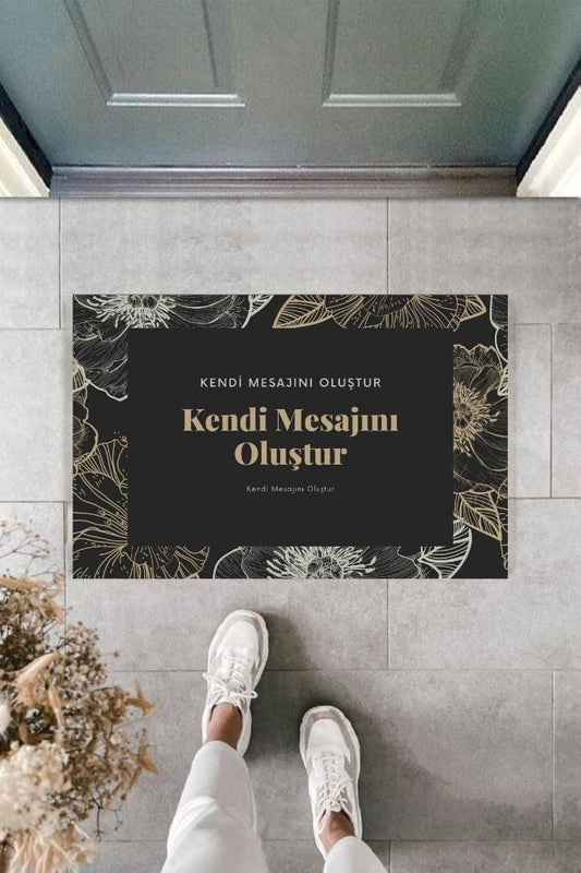 Dijital Baskı Kişiye Özel İç Kapı Dekorasyon Paspas  PS11256 - UcuzaGeliyor