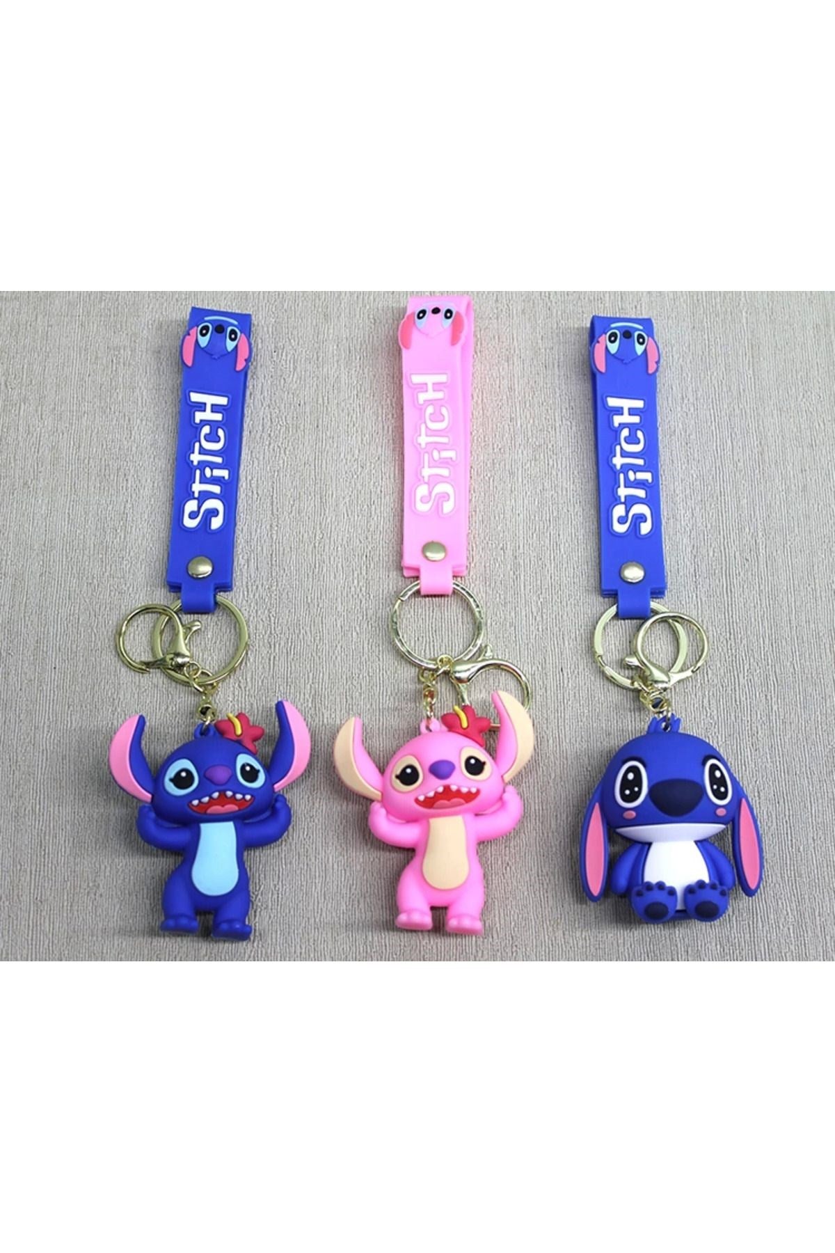 Stitch Silikon Anahtarlık | Karakter Figürü Alk4266 | Lisinya