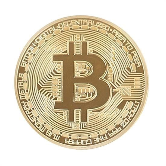 GENEL® Bitcoin Madeni Hatıra Parası Madeni Bitcoin Hediye Sikke Para