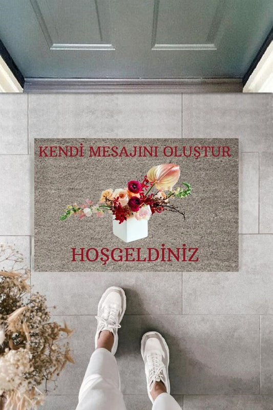 Dijital Baskı Kişiye Özel İç Kapı Dekorasyon Paspas PS11294 - UcuzaGeliyor