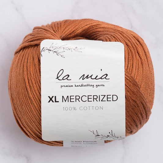 La Mia XL Mercerized Kahverengi El Örgü İpi - 211 - 33773 - UcuzaGeliyor