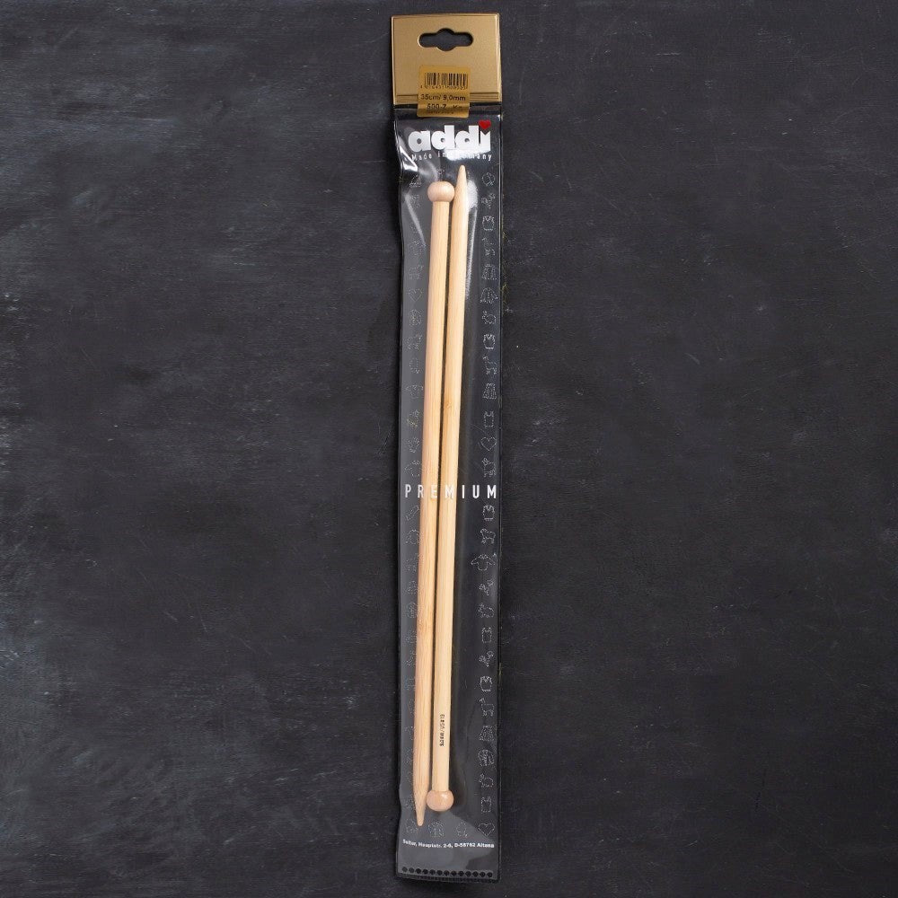 Addi Bambus 9mm 35cm Bambu Örgü Şişi - 500-7 - UcuzaGeliyor