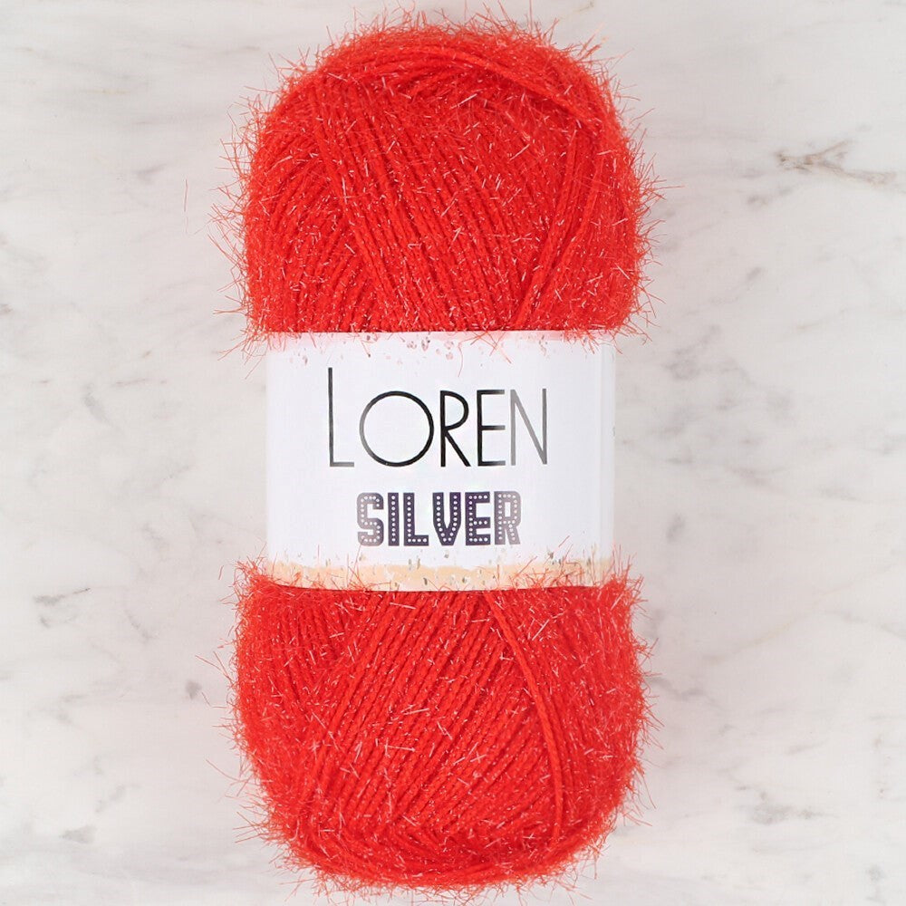Loren Silver Kırmızı El Örgü İpi - RS0025 - 34087 - UcuzaGeliyor