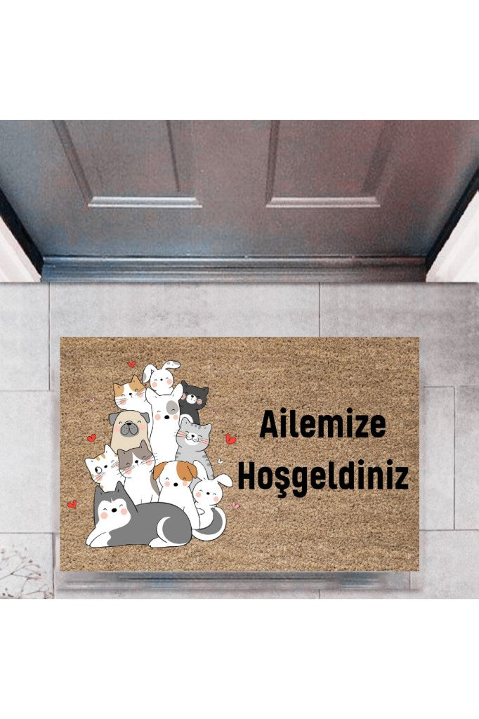 Kapı Önü Paspası Dekoratif Dijital Baskı Kişiye Özel P-2413 - UcuzaGeliyor