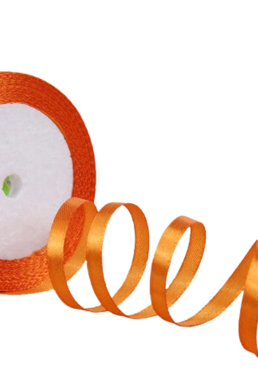 Saten Kurdele 6 mm Orange 10 Metre - UcuzaGeliyor