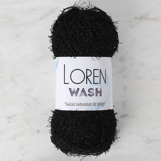 Loren Wash Siyah El Örgü İpi - R004 - 34041 - UcuzaGeliyor